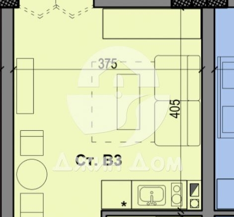 Едностаен апартамент в к-с Ла Мер Голд, гр. Несебър - 0