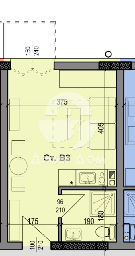 Едностаен апартамент в к-с Ла Мер Голд, гр. Несебър - 0