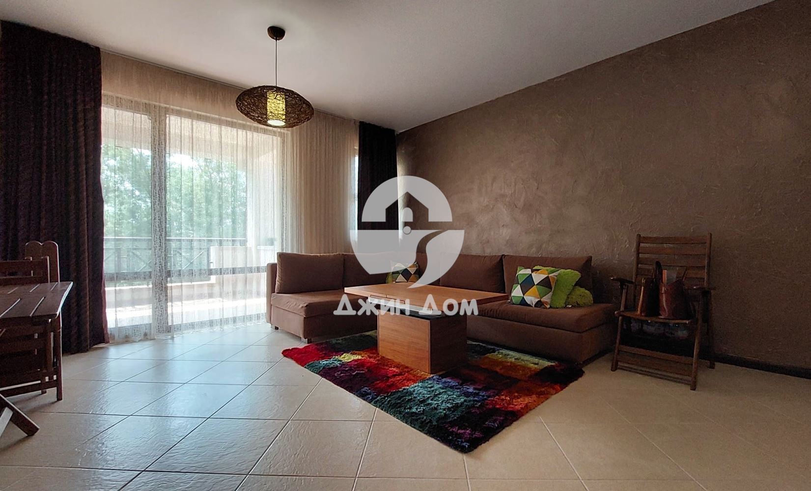 Тристаен апартамент на ПЪРВА ЛИНИЯ МОРЕ в к-с Оазис Резорт, с. Лозенец - 0