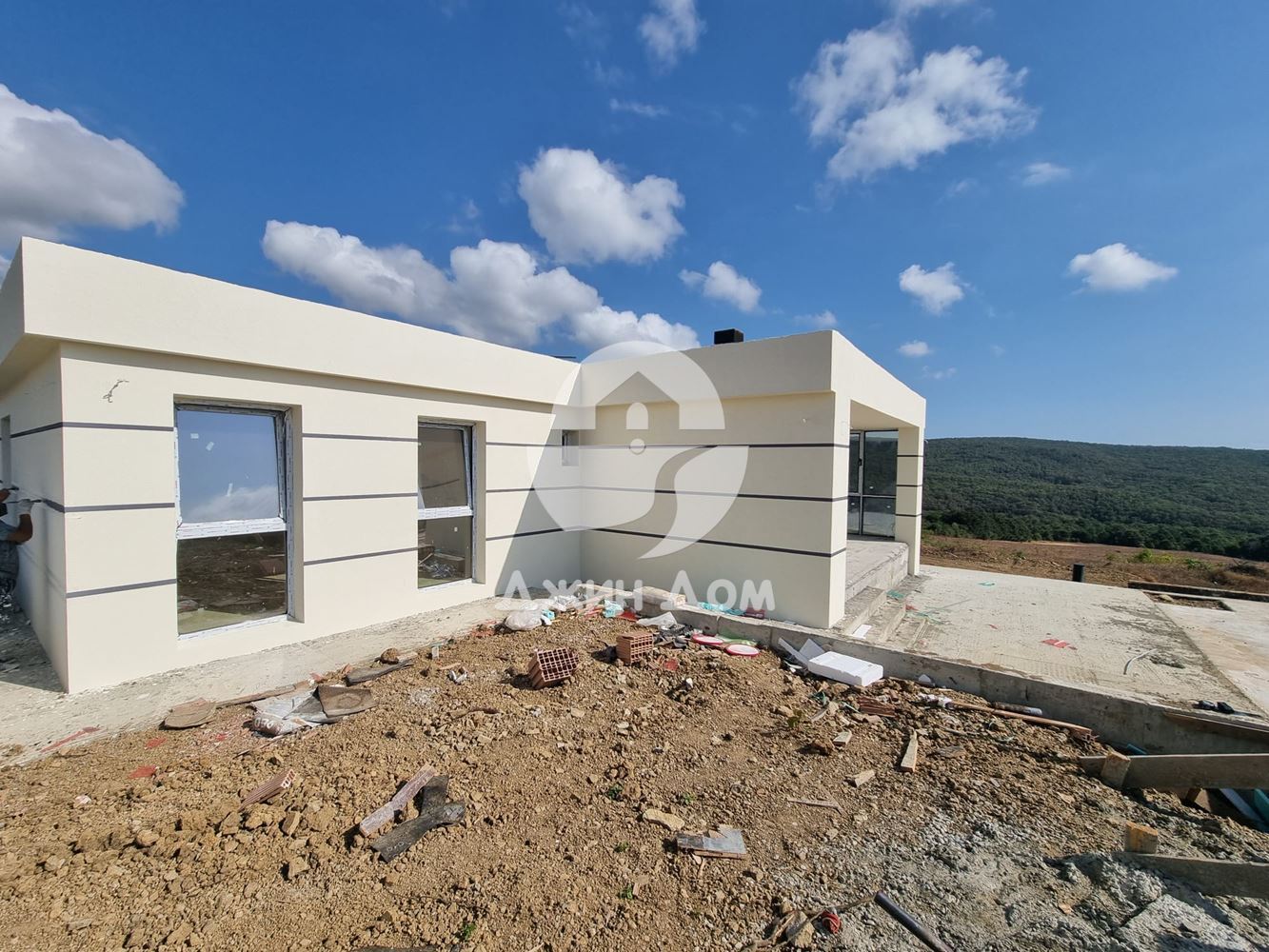 Casa de una planta con piscina y VISTA AL MAR en el pueblo de Banya, región de Burgas - 0