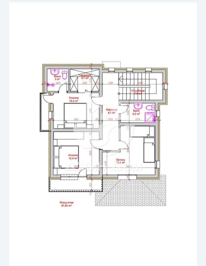 Двуетажна къща с двор и ГЛЕДКА МОРЕ в с. Лъка - 0