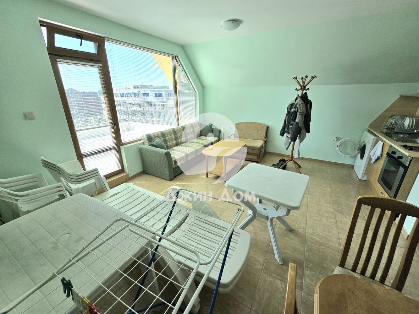 Двустаен апартамент с ГЛЕДКА МОРЕ в к-с Амото, с. Равда - 0