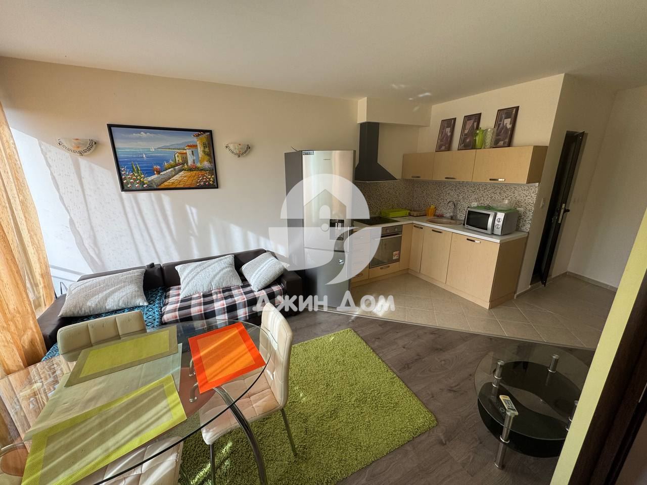 Двустаен мезонет с НИСКА ТАКСА ПОДДРЪЖКА в к-с Амбър Бийч,Слънчев бряг - 0