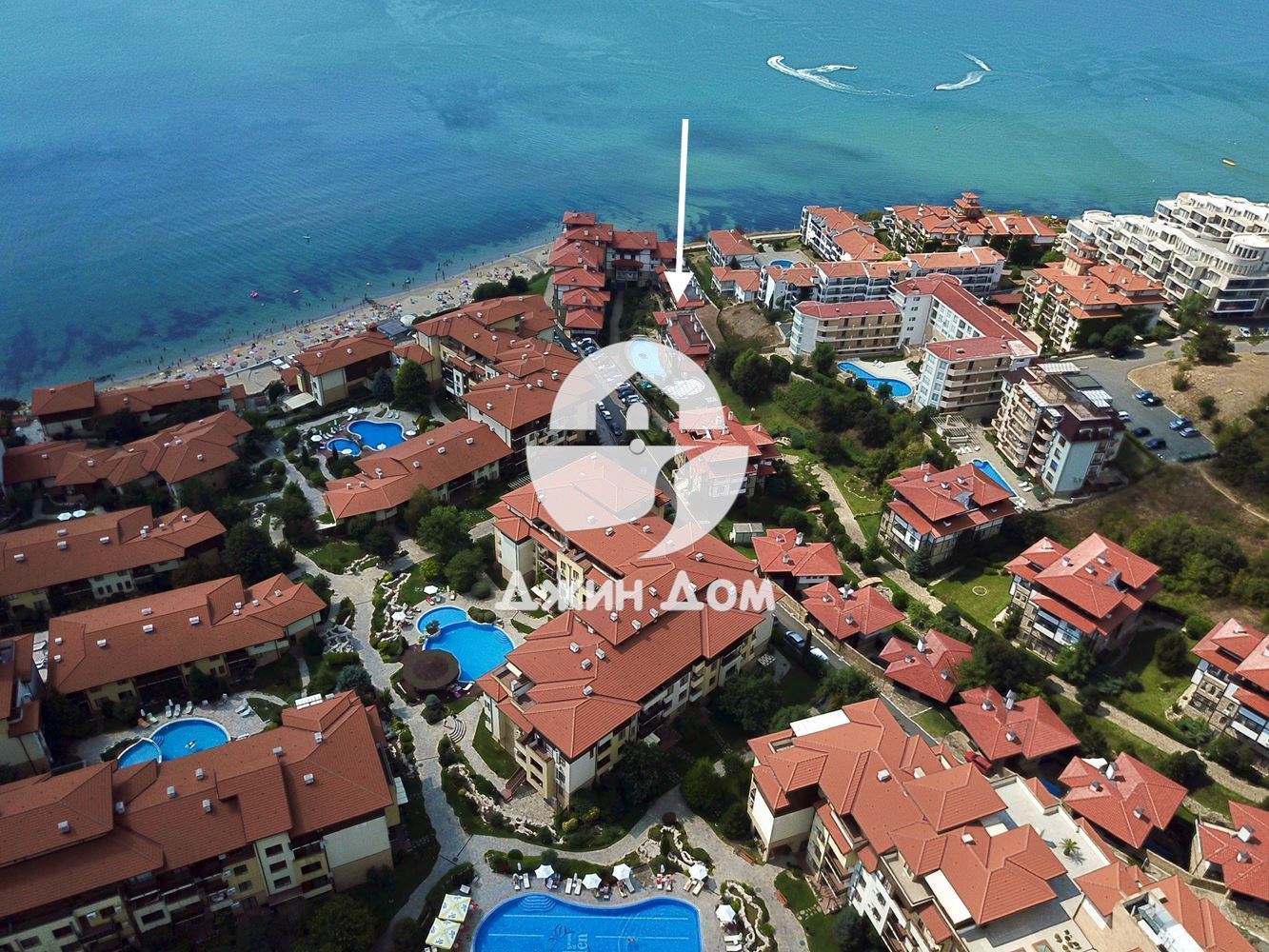 Двустаен апартамент на ПЪРВА ЛИНИЯ МОРЕ в к-с „Етъра 1“, гр. Св. Влас - 0