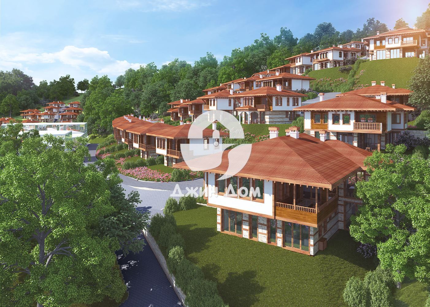 Просторни четиристайни апартаменти във Венид Еко Вилидж, Свети Влас - 0