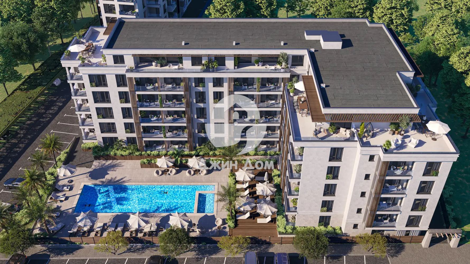 Тристайни апартаменти в к-с „Парадайз Резиденс“, гр. Несебър - 0