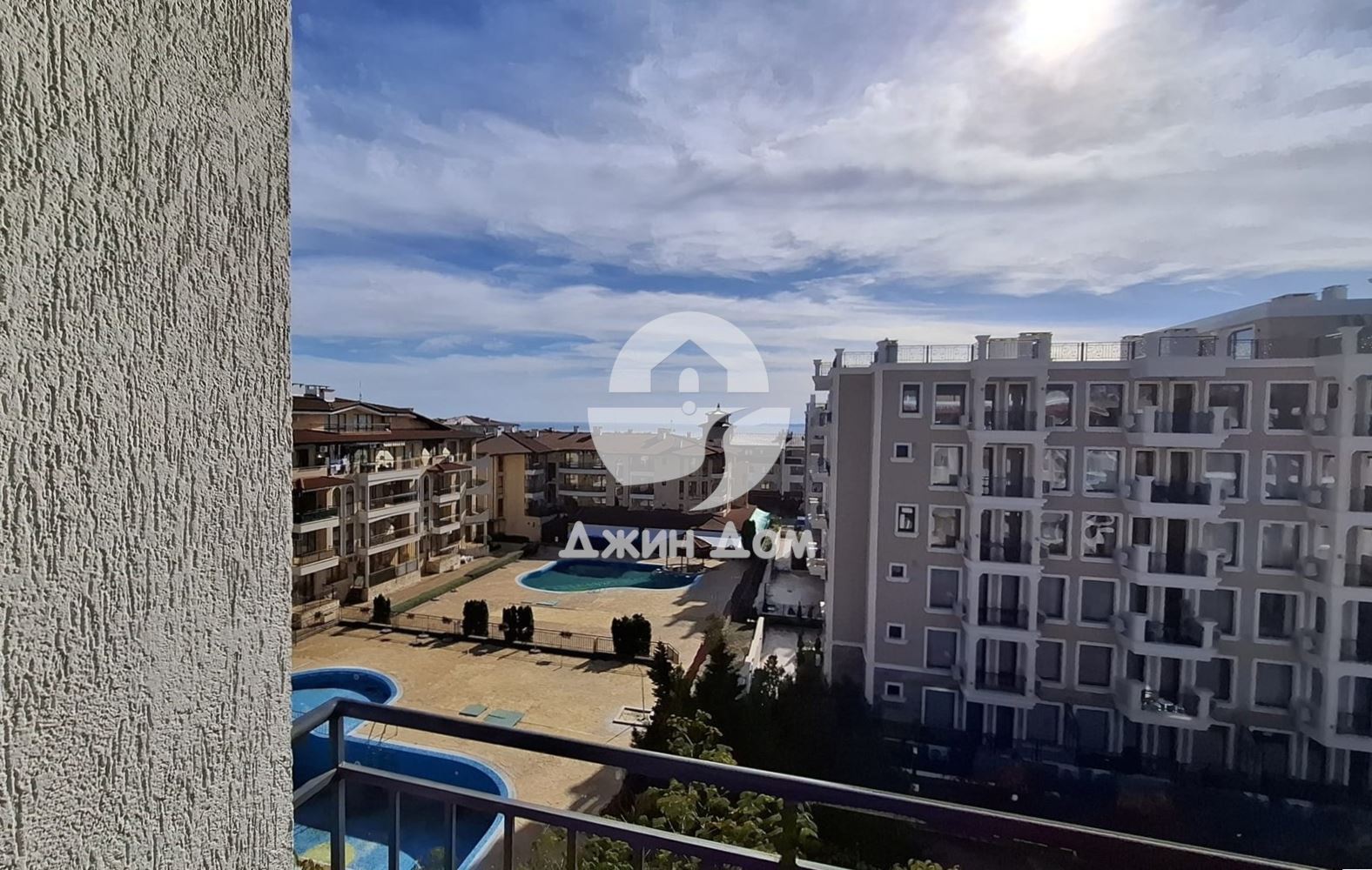 Двустаен апартамент с ГЛЕДКА МОРЕ в к-с Домус Екстра, гр. Свети Влас - 0