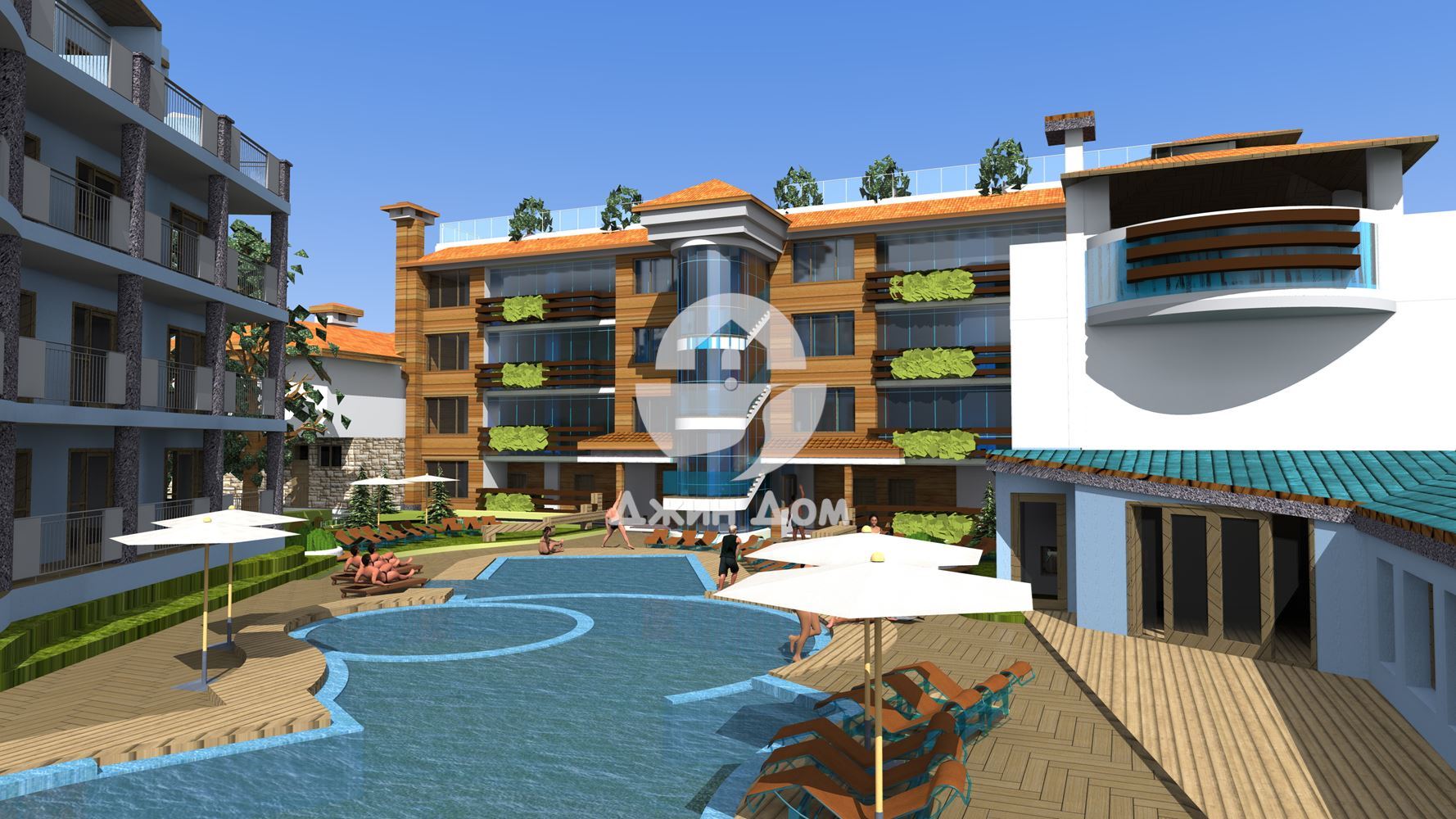 Просторни двустайни апартаменти с ПАНОРАМА МОРЕ в к-с „Рио 2“,Кошарица - 0