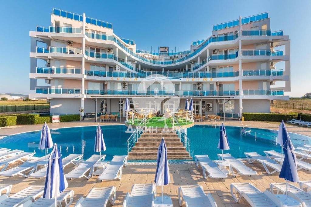 Двустаен апартамент с ГЛЕДКА МОРЕ в к-с „Коста Калма“, гр. Ахелой - 0