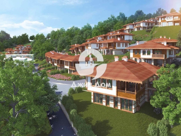 Самостоятелни къщи с ПАНОРАМА МОРЕ във Венид Еко Вилидж, Свети Влас - 0