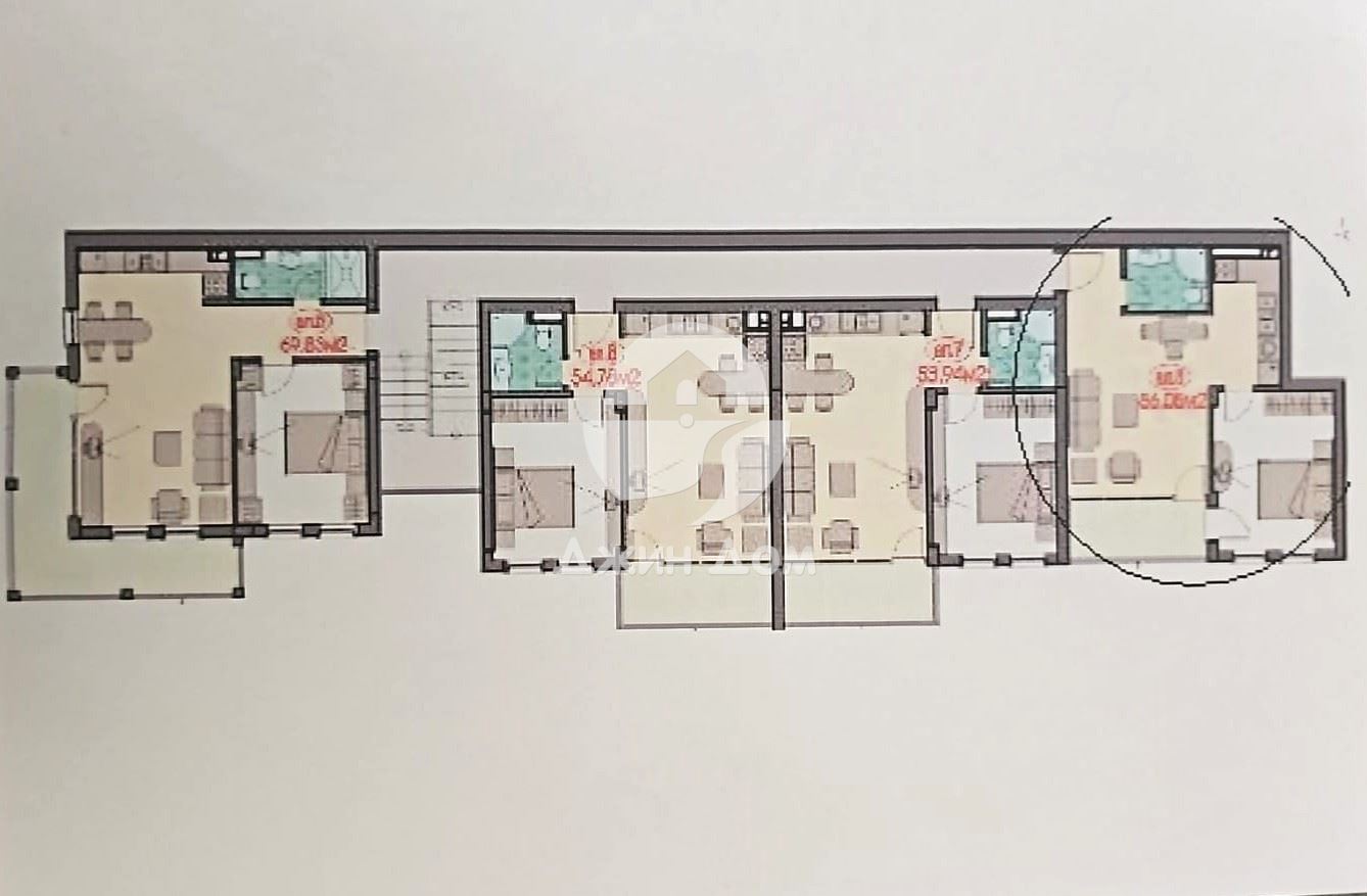 Просторен двустаен апартамент в к-с Етъра 1, гр. Свети Влас - 0