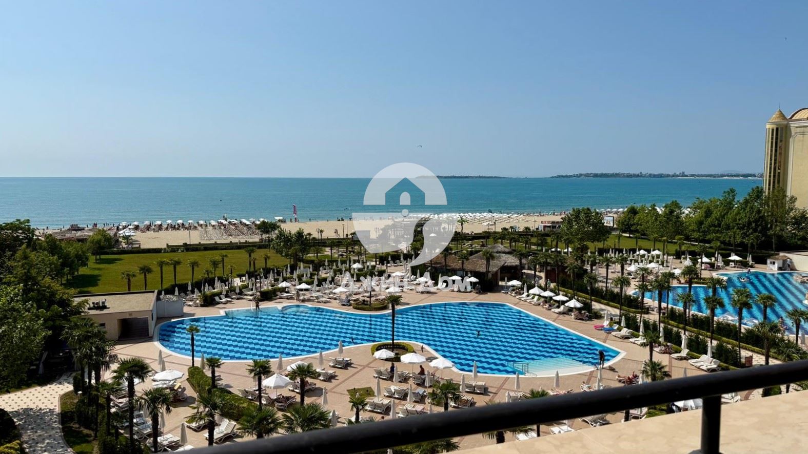 Двустаен aпартамент с ПАНОРАМА МОРЕ в к-с Маджестик“ к.к. Слънчев бряг - 0