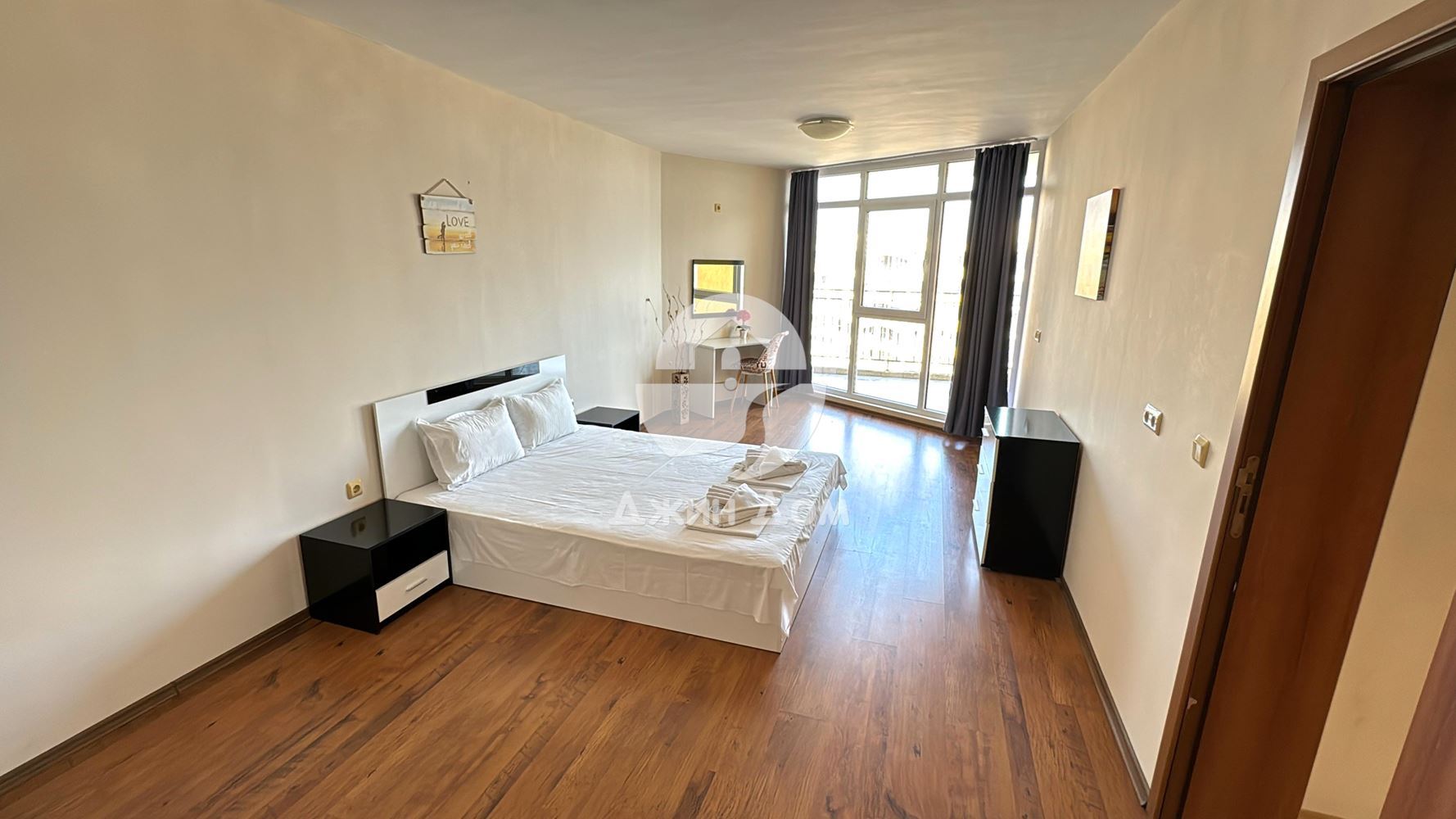 Тристаен апартамент с ПАНОРАМА МОРЕ в к-с Мидия Гранд Резорт, г.Ахелой - 0