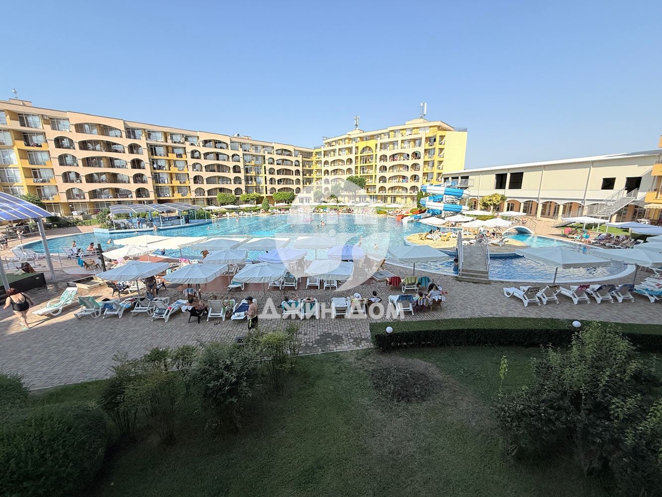 Тристаен апартамент с ПАНОРАМА МОРЕ в к-с „Мидия“, гр. Ахелой - 0