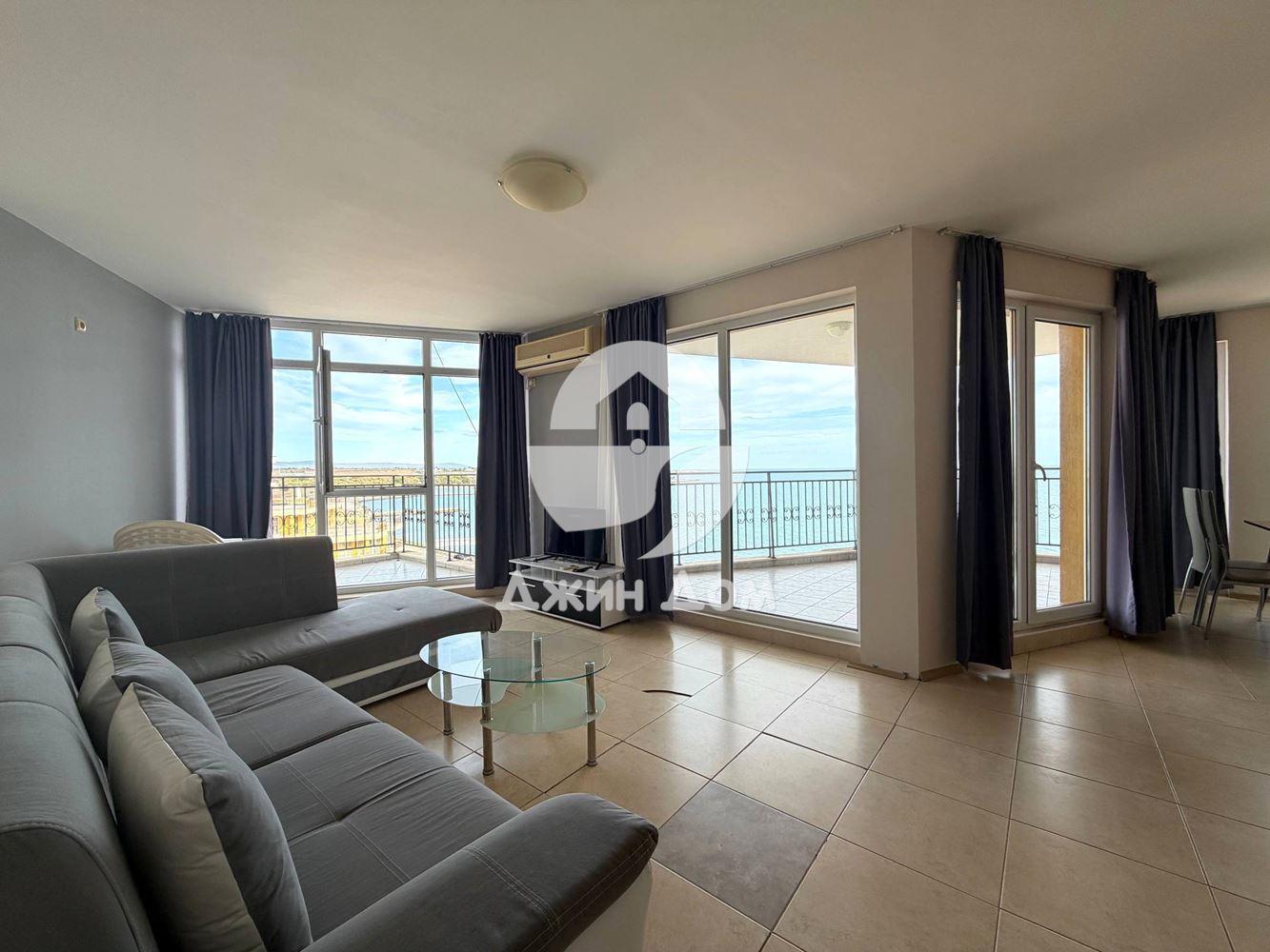 Тристаен апартамент с ПАНОРАМА МОРЕ в к-с „Мидия“, гр. Ахелой - 0