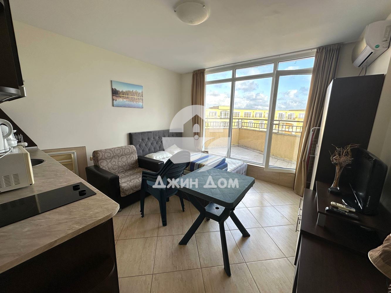 Едностаен апартамент с ПАНОРАМА МОРЕ в к-с „Мидия“, гр. Ахелой - 0