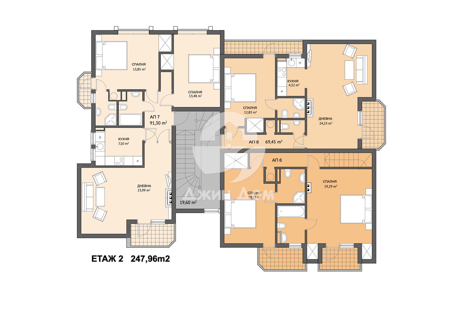 Просторни тристайни апартаменти в к-с „Гранд Вилидж“, с. Кошарица - 0