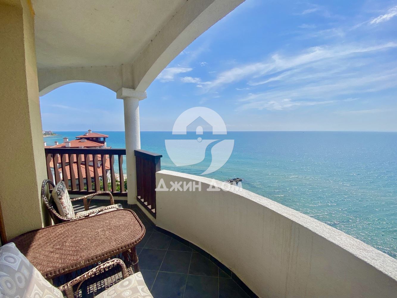 Тристаен апартамент с ПАНОРАМА МОРЕ в Сън Коуст Резорт, гр. Свети Влас - 0