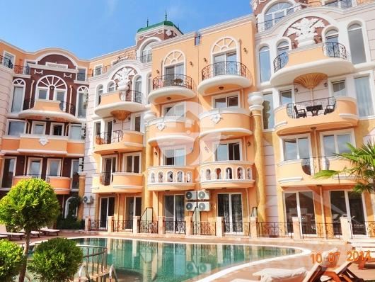 Обзаведен двустаен апартамент с ГЛЕДКА МОРЕ в к-с „Мелия 8“, с. Равда - 0