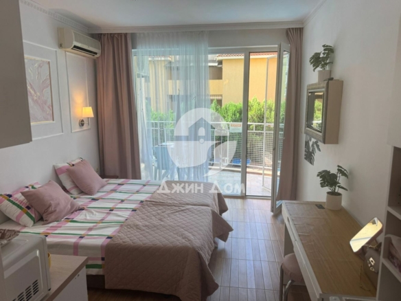 Обзаведен едностаен апартамент в к-с „Бахами Резиденс“, Слънчев бряг - 0