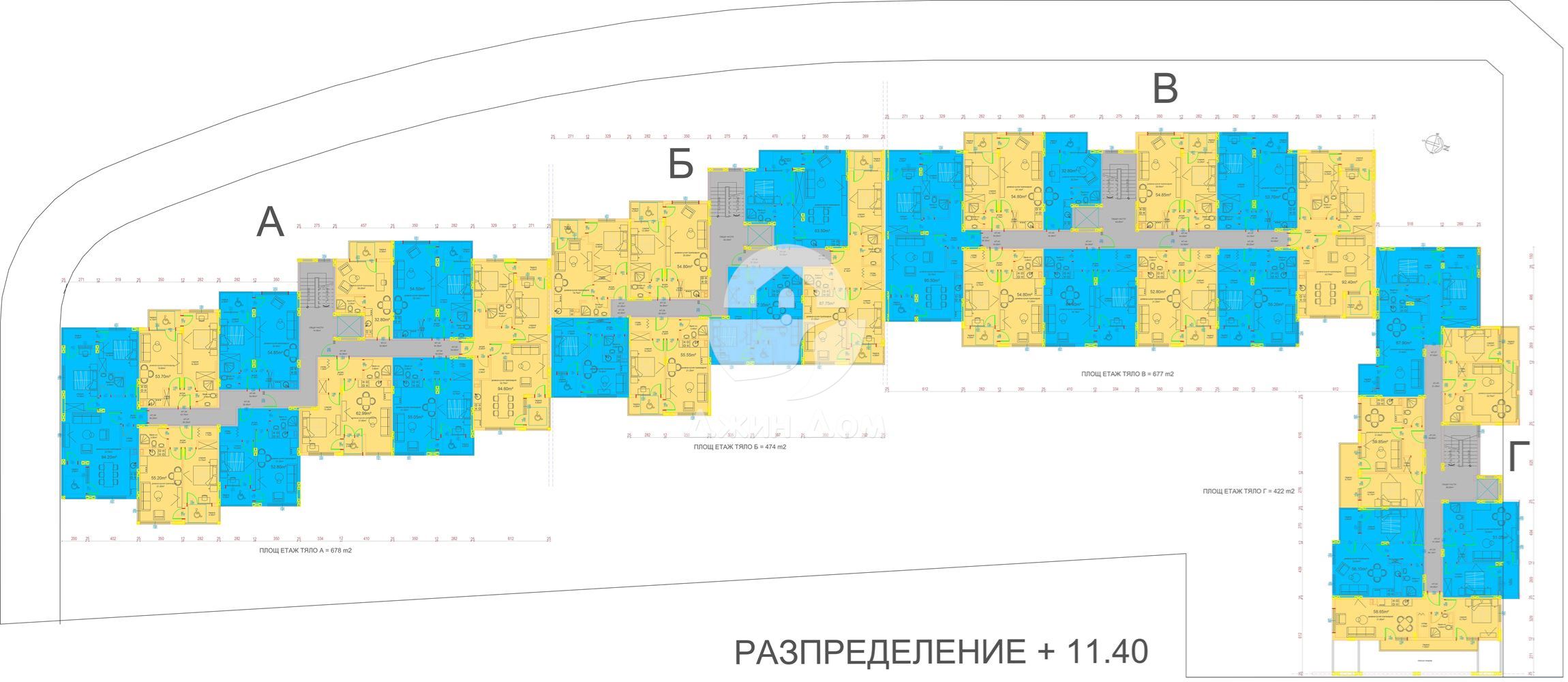 Едностаен апартамент в жилищна сграда БЕЗ ТАКСА в гр. Бургас - 0