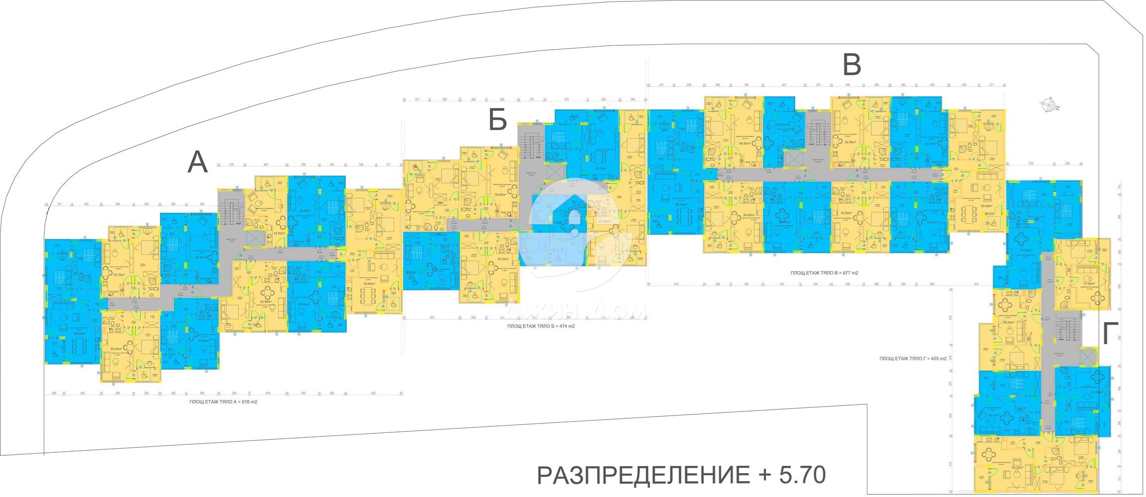 Едностаен апартамент в жилищна сграда БЕЗ ТАКСА в гр. Бургас - 0